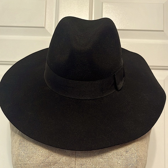 BRIXTON Supply Company Black Felt Hat - Size M - Picture 4 of 5